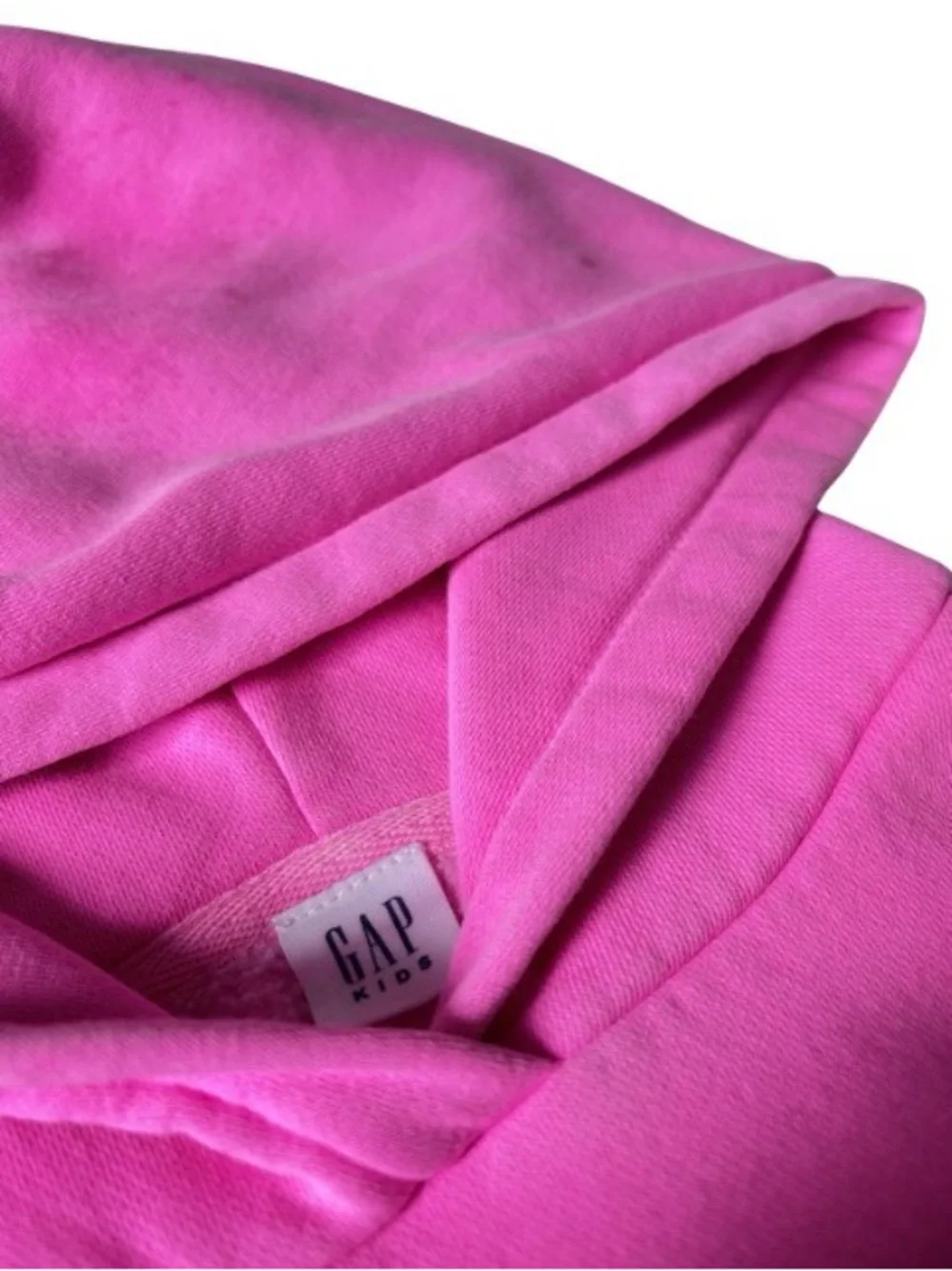 GAP Girls Bubble Gum Pink Pullover Hoodie Sweatshirt
